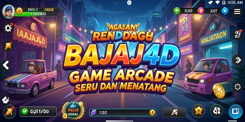 Tampilan gameplay seru dari BAJAJ4D yang menantang.