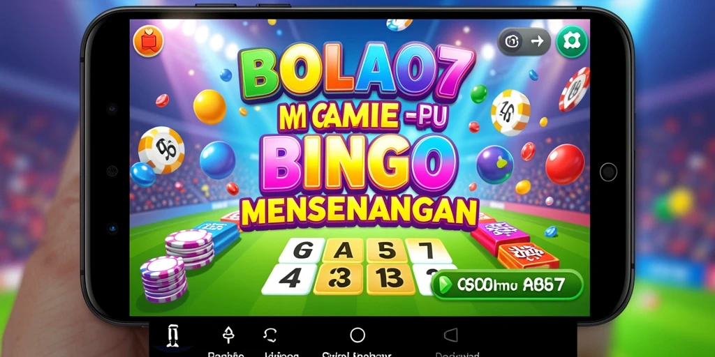 Tampilan permainan Bingo yang menarik dan interaktif.