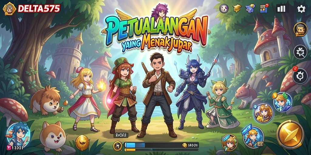 Gameplay menarik di dalam dunia Anime yang memukau.