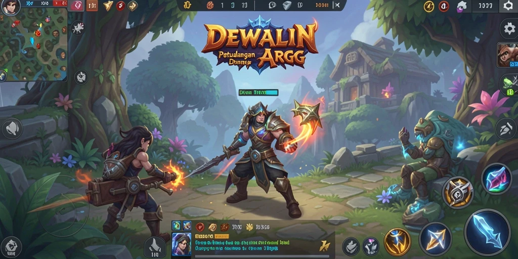 Tampilan screenshot gameplay DEWALIN yang seru dan menantang.