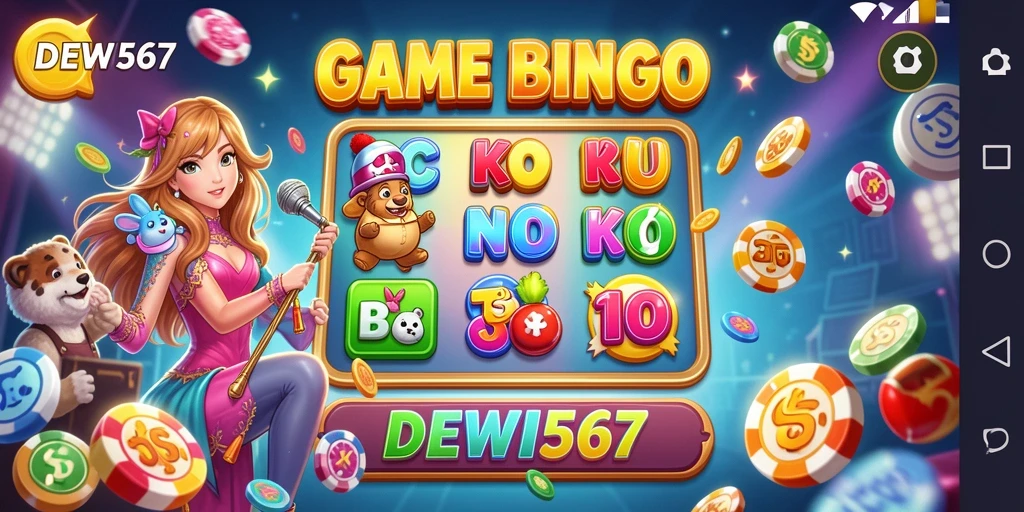 Tangkapan layar gameplay <strong>DEWI567</strong> yang menggambarkan suasana Bingo yang seru.