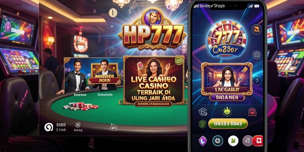 Tampilan gameplay Live Casino yang menarik dan interaktif.