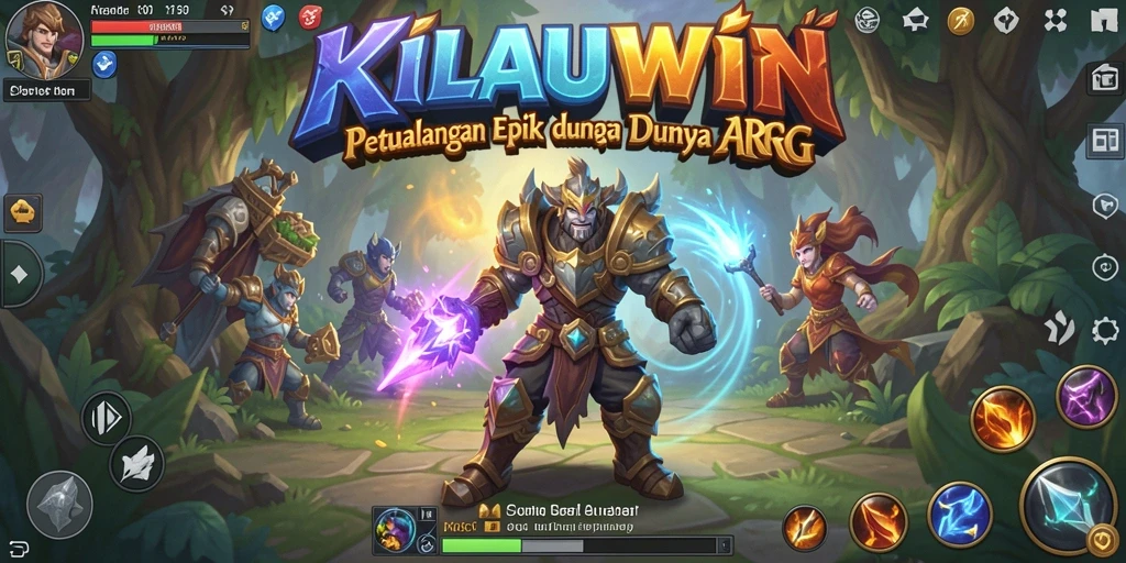 Tampilan gameplay KILAUWIN yang mengesankan dengan skenario pertempuran.