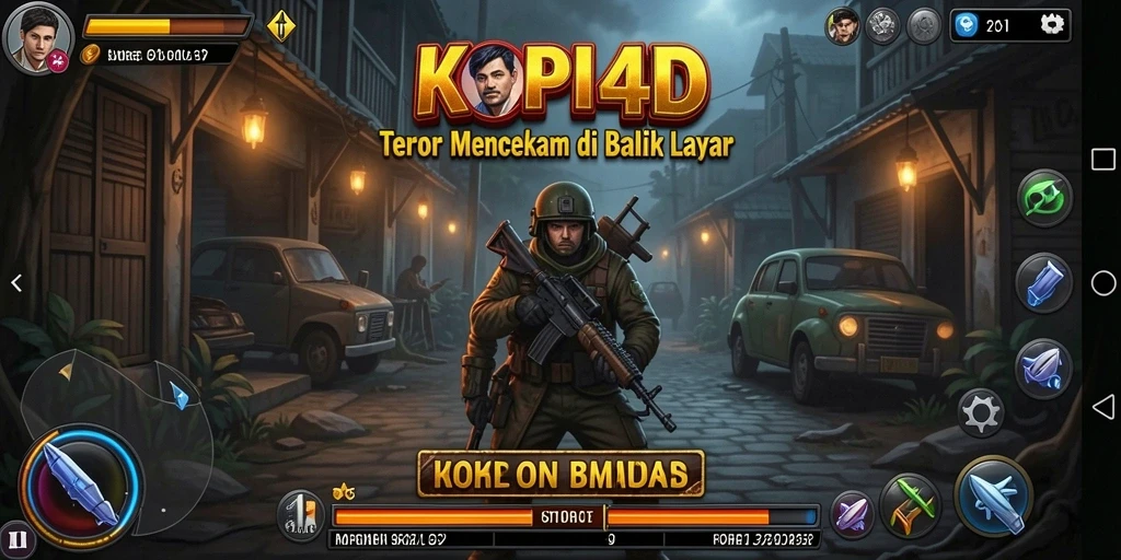 Screenshot gameplay menegangkan KOPI4D yang penuh ketegangan.