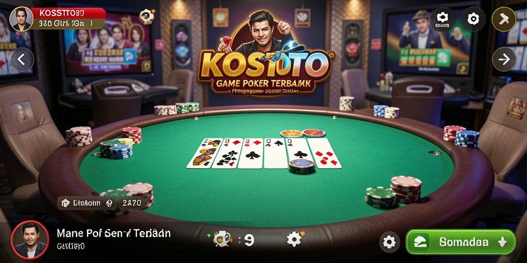 Tampilan gameplay KOSTOTO yang mendebarkan dan menarik.