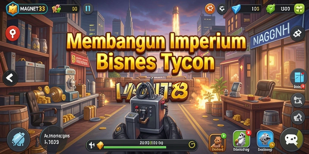Tampilan gameplay MAGNET33 yang menarik dengan berbagai pilihan strategi Tycoon.