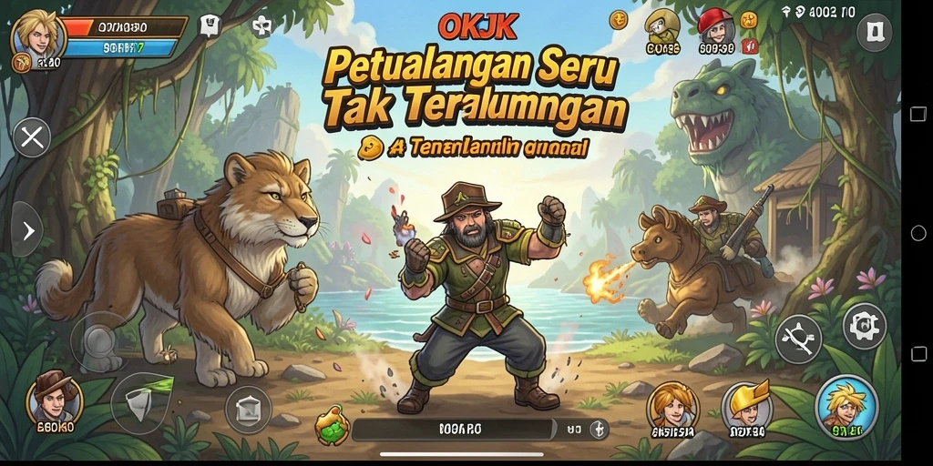 Tampilan menarik dari gameplay OKJK yang penuh petualangan.