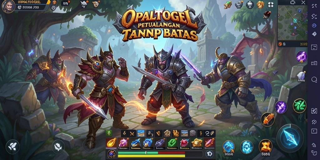 Tampilan gameplay seru dalam OPALTOGEL dengan petualangan MMORPG yang mendebarkan.