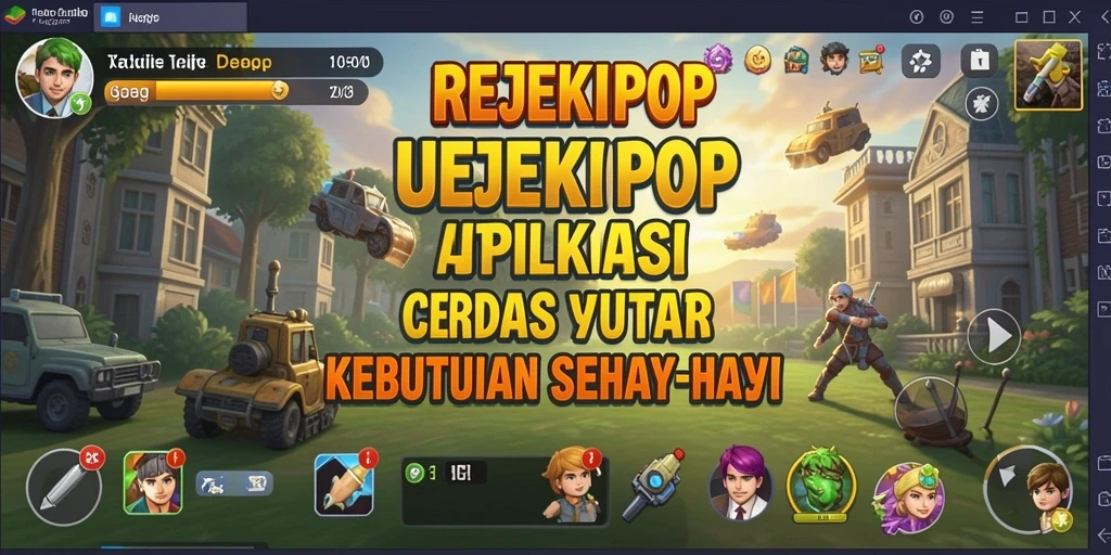 Screenshot utama REJEKIPOP menampilkan fitur pengingat dan manajemen tugas.