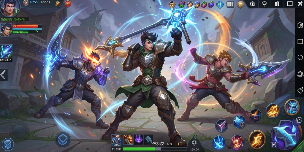 Tampilan seru gameplay RP55 yang menegangkan dan strategis.