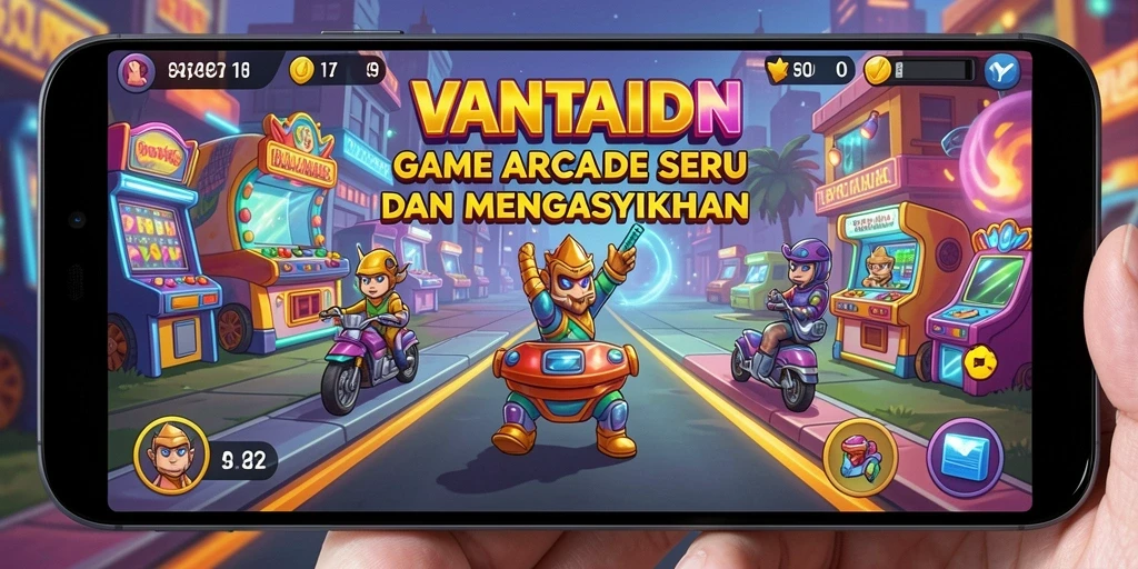 Tampilan utama gameplay VANTAIDN yang penuh aksi dan tantangan.