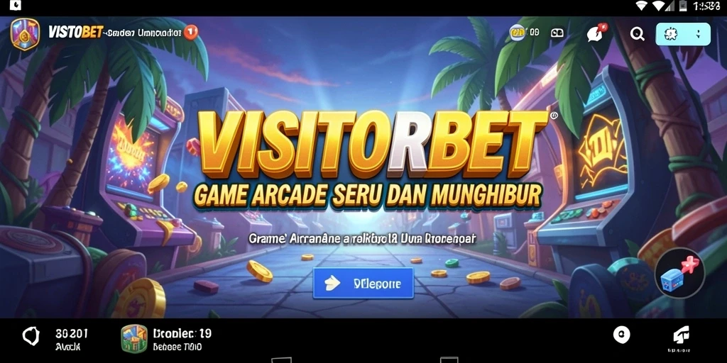 Tampilan gameplay seru dan penuh warna di VISITORBET.