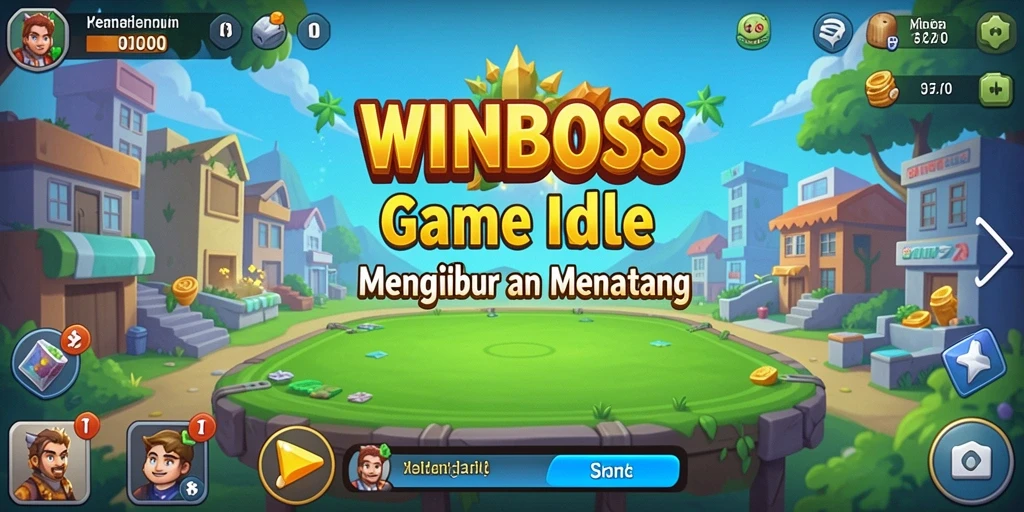 Screenshot gameplay WINBOSS menampilkan aksi dan perkembangan karakter Anda.